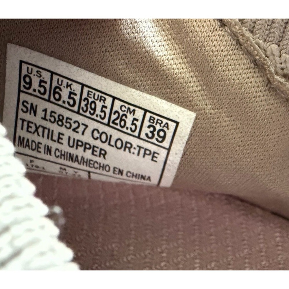 Sketcher Taupe Beige Sparkle Mesh Air Cool Memory Foam Comfort Slip On Size 9.5 - Picture 10 of 10